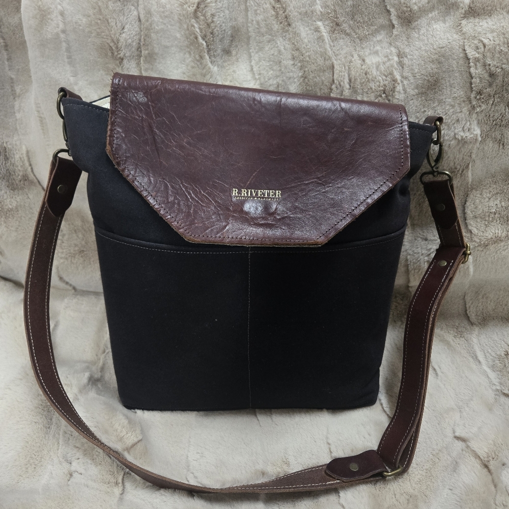 R.Riveter Black Crossbody